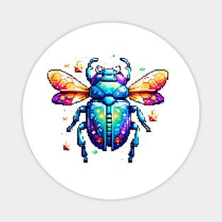 Pixel Beetle Magnet